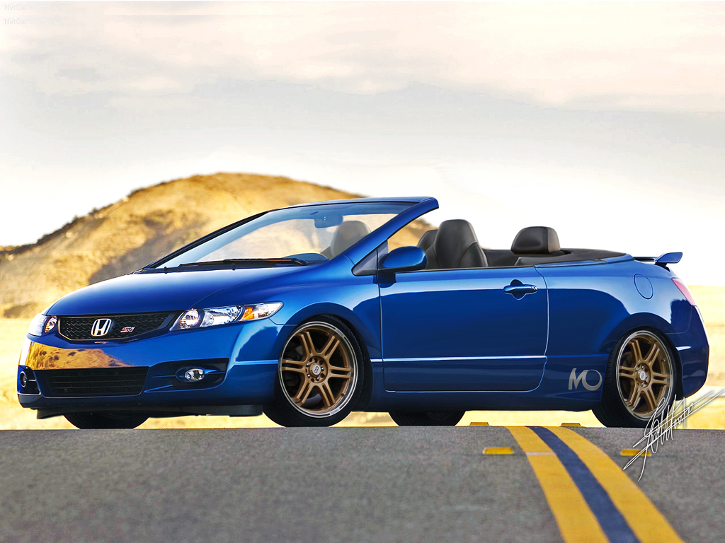 Honda Civic Si Convertible By Montch On Deviantart Honda Civic Si Convertible By Montch