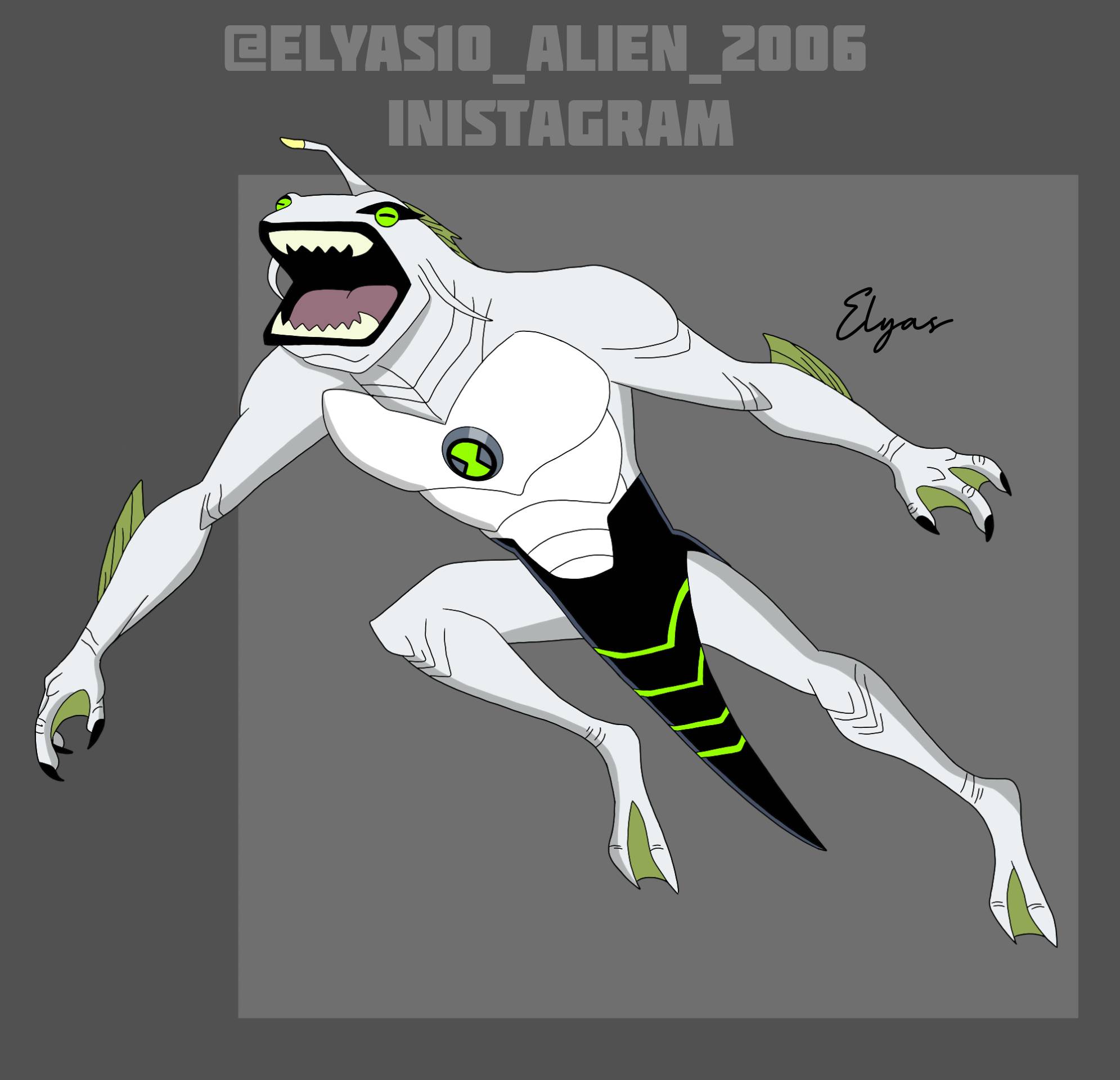 Ben10 uaf(young) ripjaws by Elyas10alien2006 on DeviantArt
