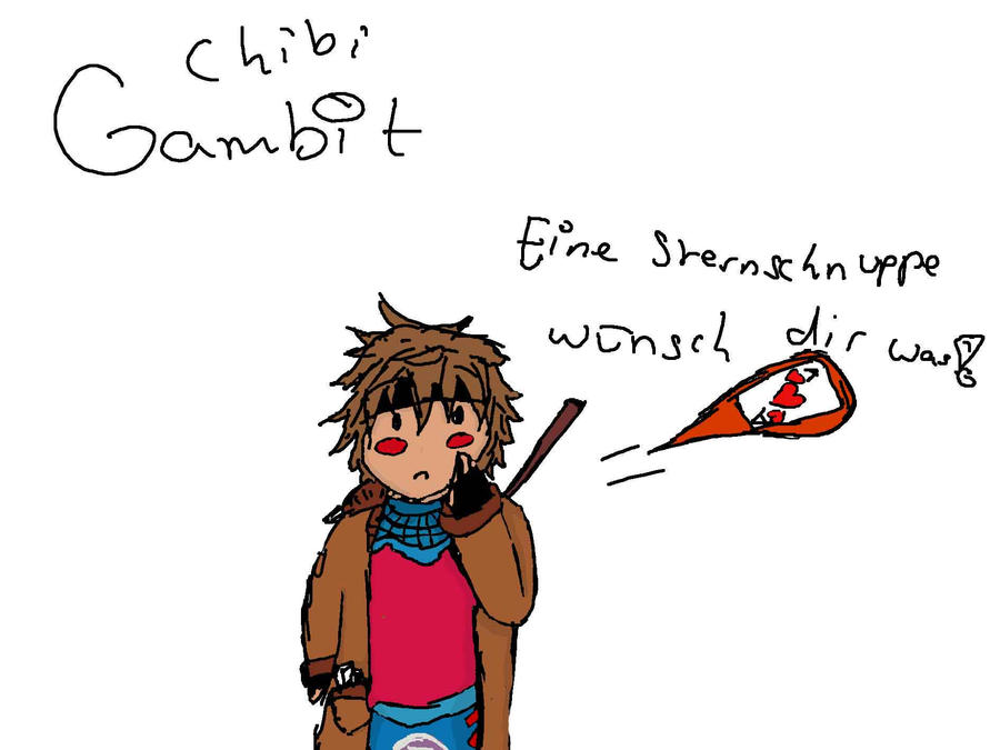 Chibi gambit colored by TotalSissi100 on DeviantArt