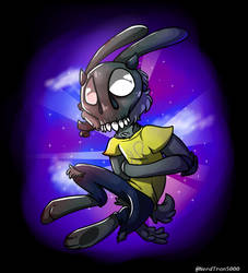 Evil Rabbit Morty (black back)