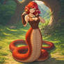 Captainface's idea: Rhea as a Lamia