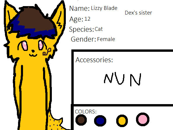 Lizzy ref by BloomTheDog on DeviantArt