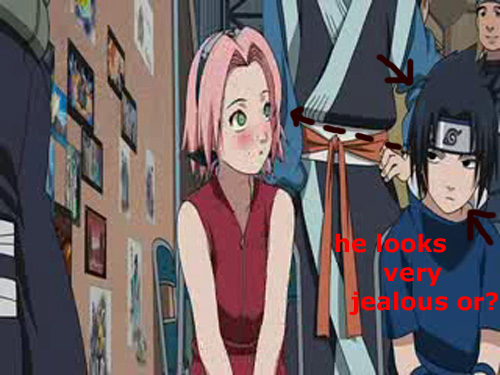 Jealous sasuke?