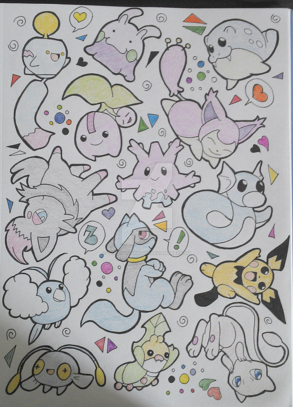 Random Pokemon Doodles - By @coillte on Itaku
