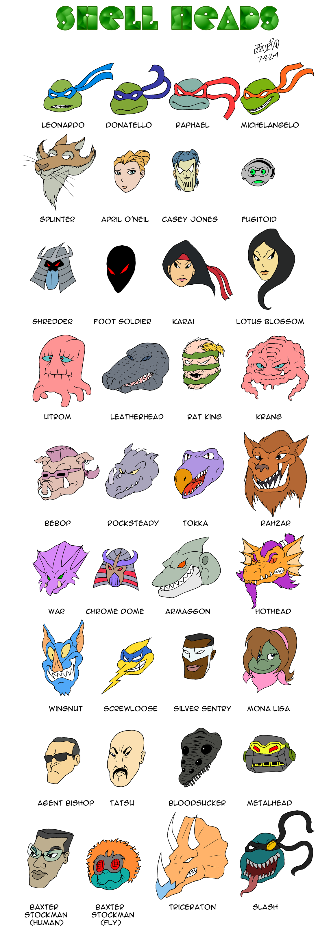 Shell Heads by FancifulDancingStar on DeviantArt