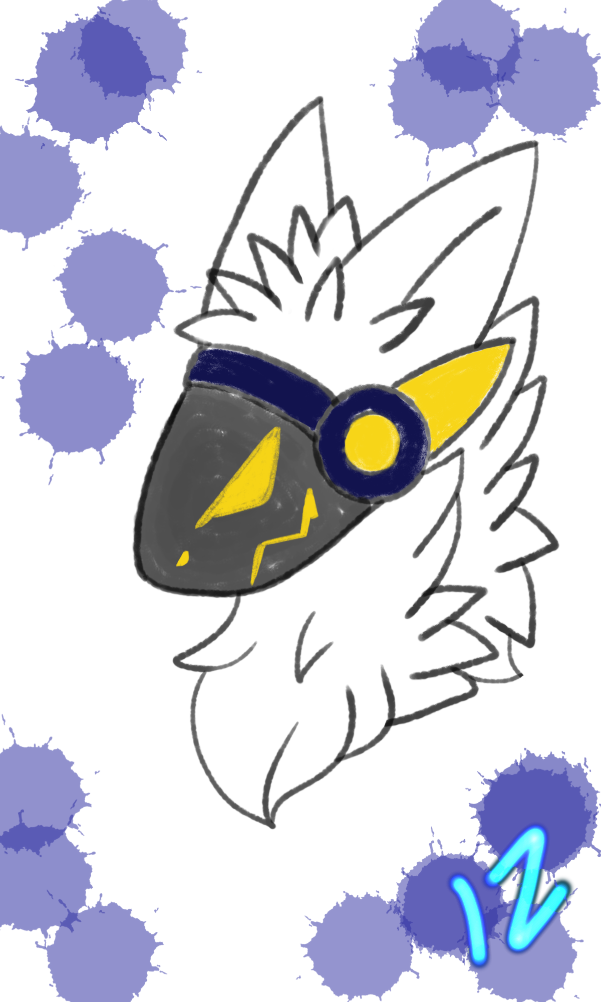 Protogen headshot by InZanie26 on DeviantArt