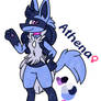 Athena (Lucario OC)