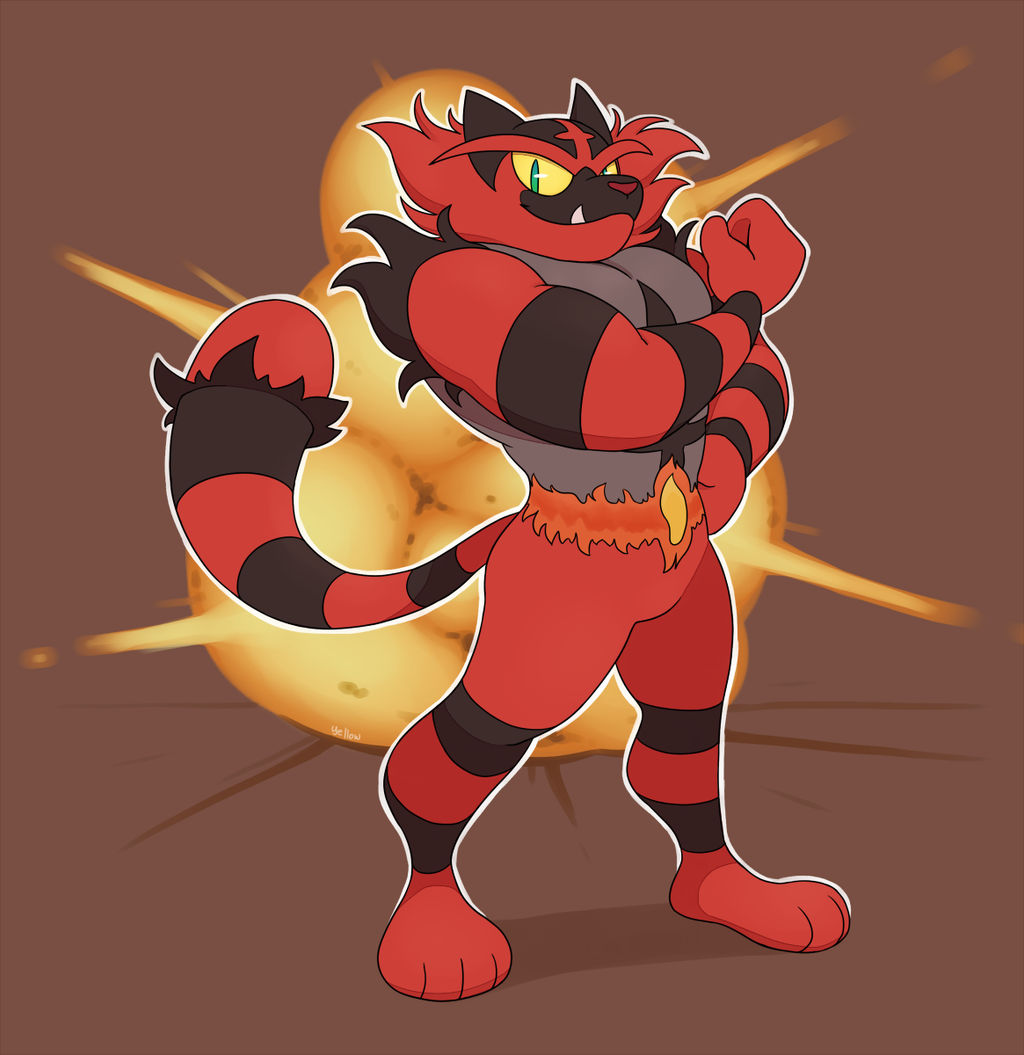 Chibi Incinaroar incineroar by YellowHellion on DeviantArt