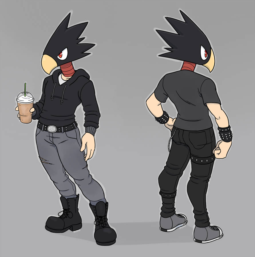 fumikage tokoyami by YellowHellion on DeviantArt