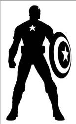 Captain America Silhouette