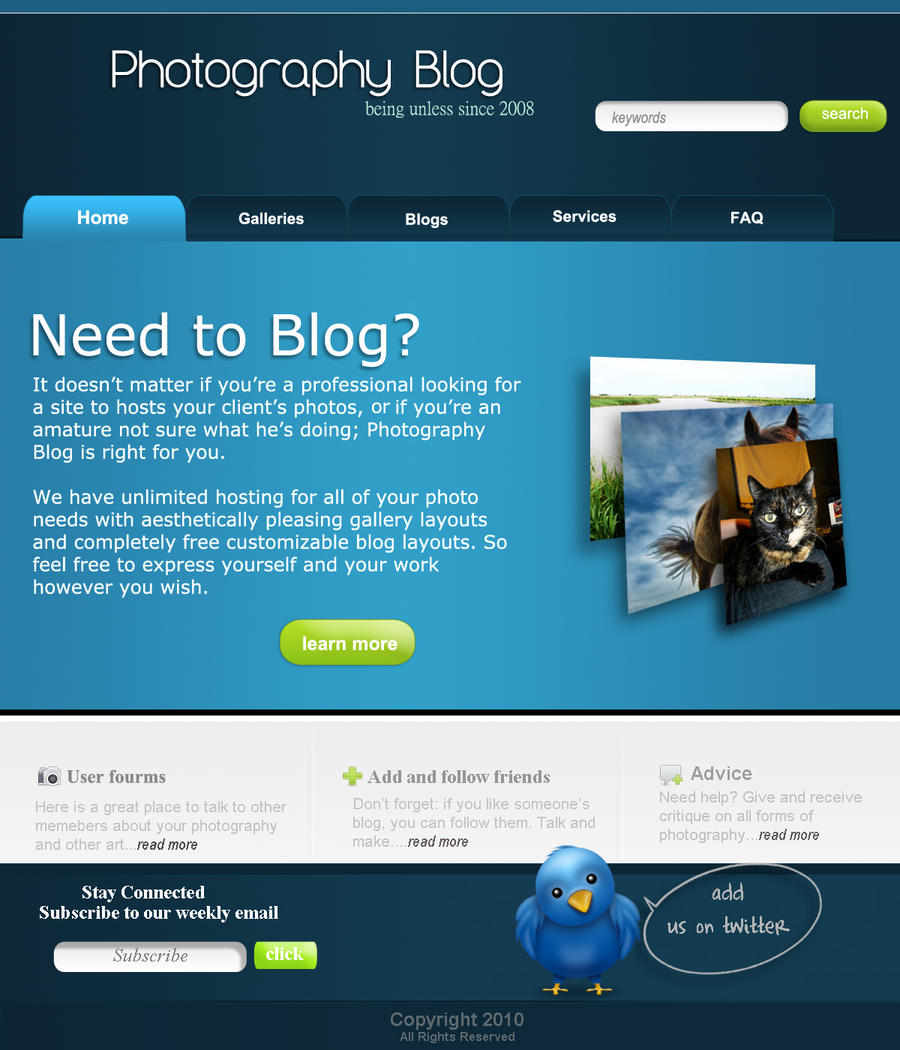 random web page by cagecandy on DeviantArt