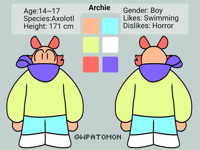 Archie ref by WonderPatomon on DeviantArt