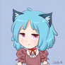 Animated Blue Neko