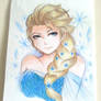 Frozen-Elsa anime ver