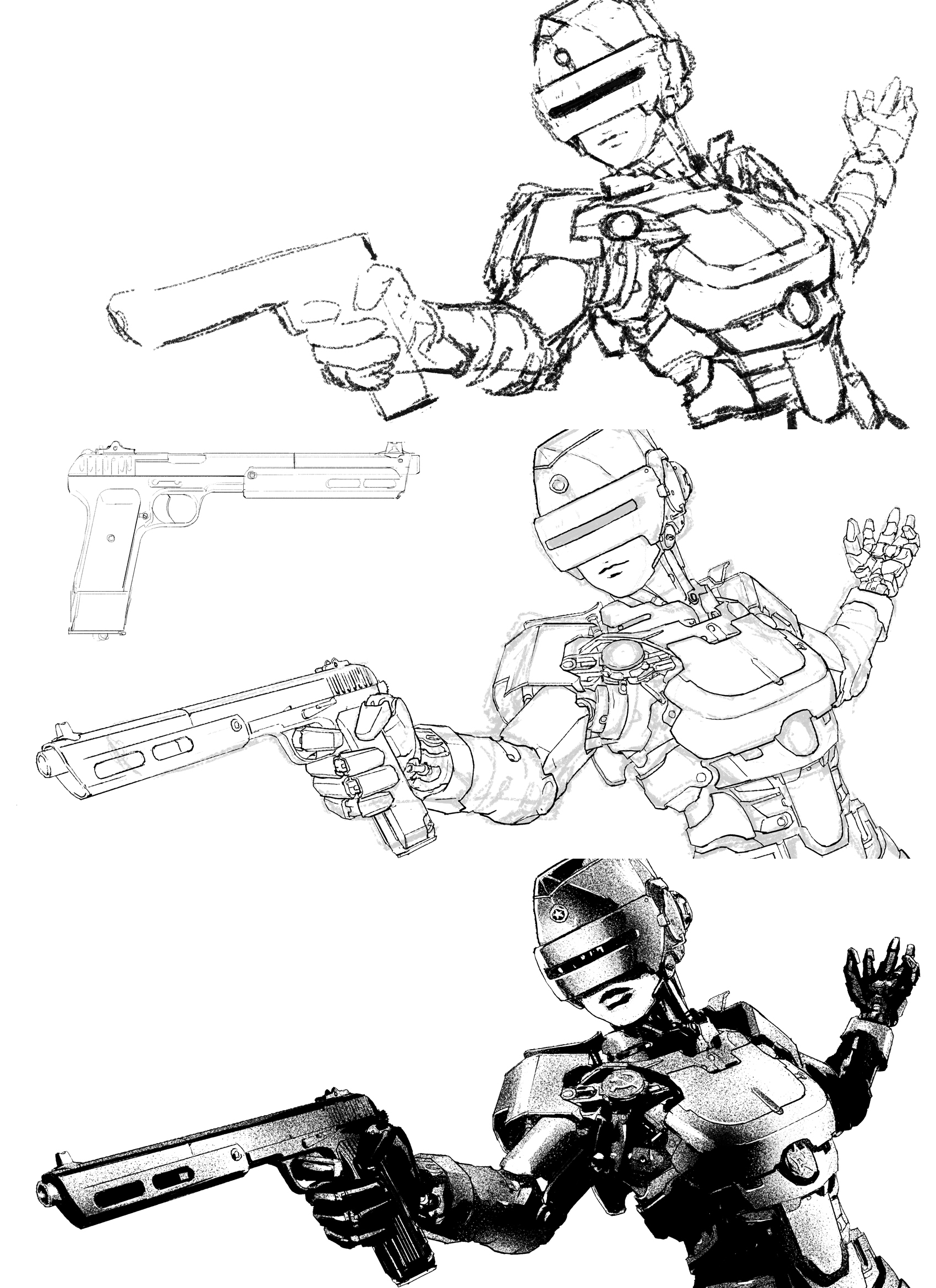 TOKAREV TR99 / Soviet Robocop BOX ART Steps