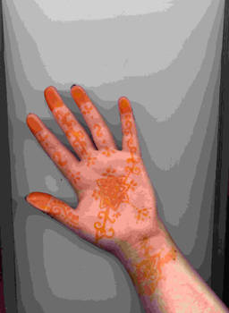 Henna-Palm of Hand