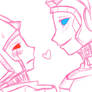 Doodle: Skyfire x Starscream