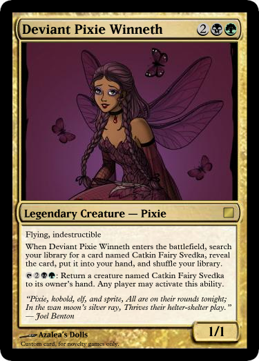 Deviant Pixie Winneth MTG