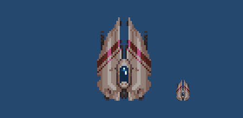 39/365 pixels : Spaceship