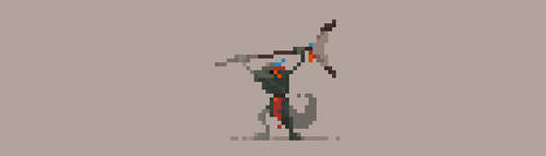 61/365 pixels : Lizard Shaman