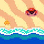 198/365  pixel art : Beach