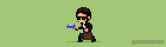 314/365 pixel art : Secret Agent