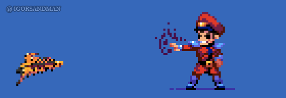 362/365 pixel art : Young Bison - Street Fighter