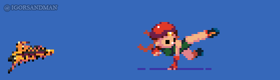 364/365 pixel art : Young Cammy - Street Fighter