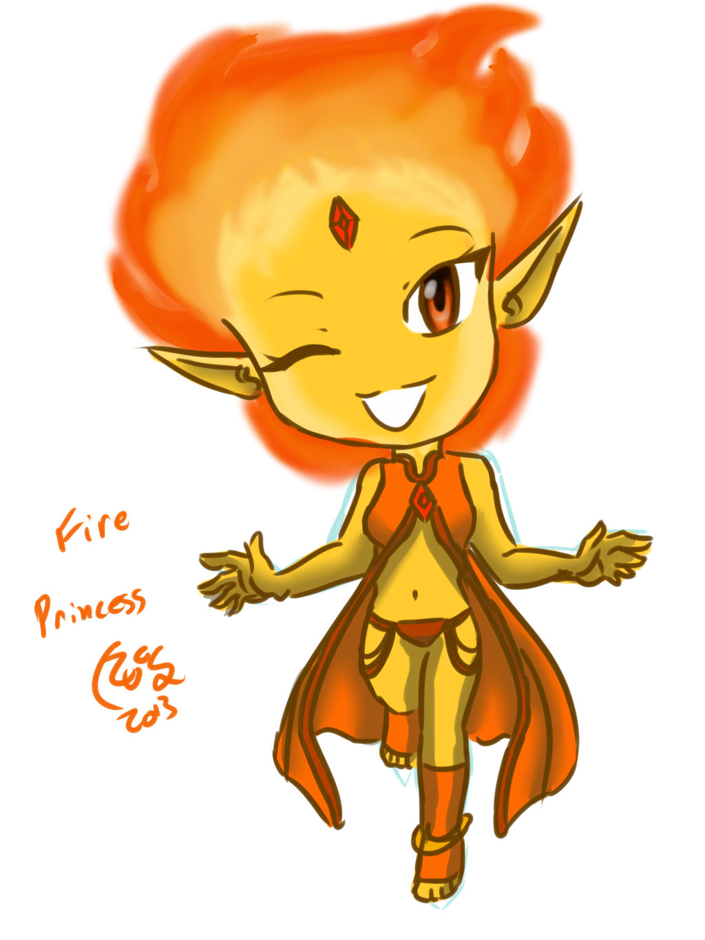 Aventure Blade -- Fire Princess