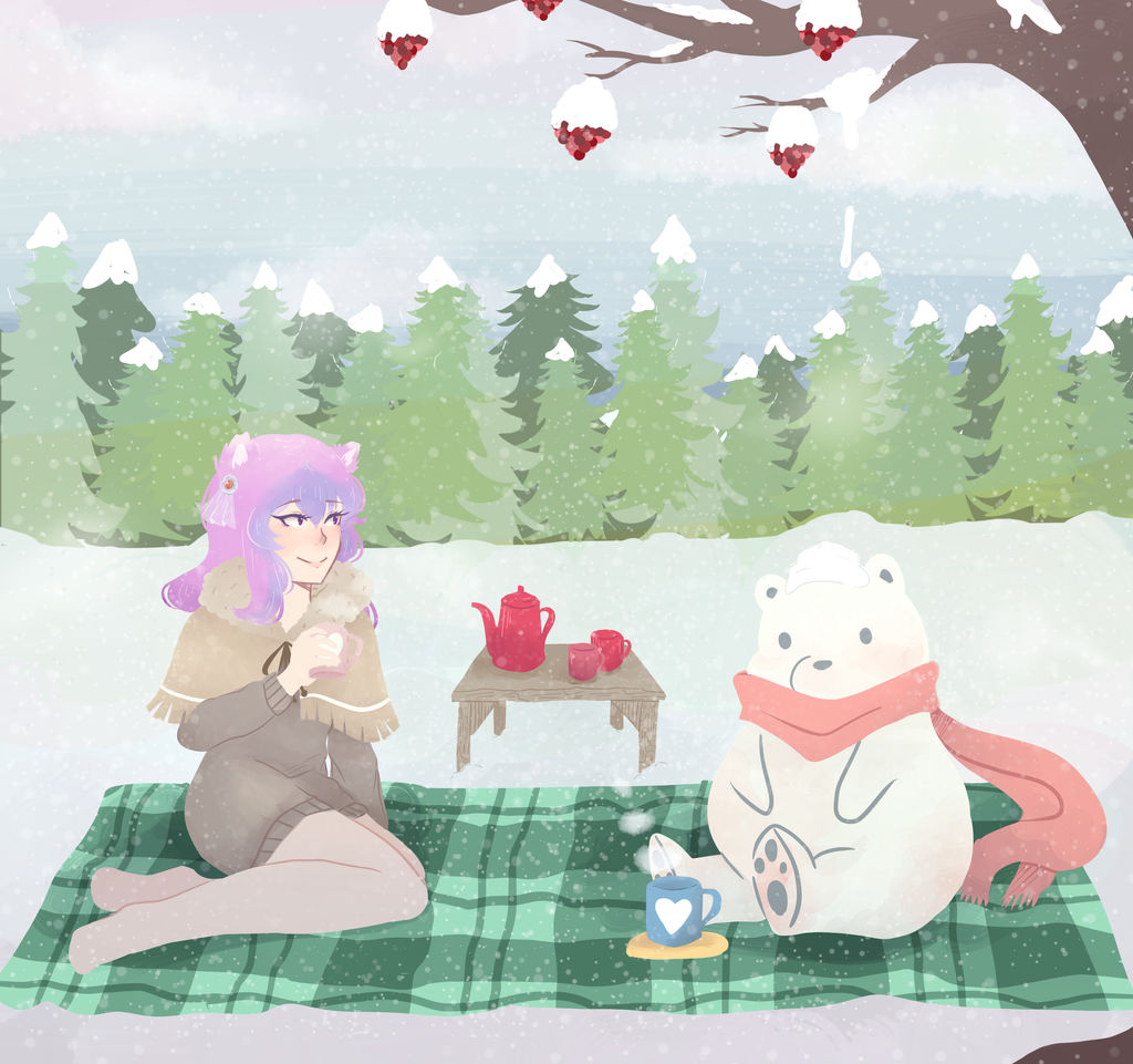 Picnic with Mister Polar Bear