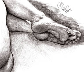 Life Drawing -feet