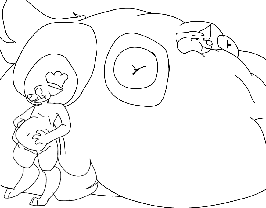 Furry inflation by SeedsOfPumpkinTea on DeviantArt