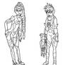 Tracer Widowmaker body swap - lineart