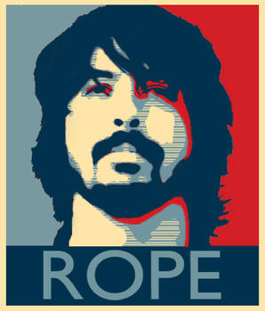 Dave Grohl ROPE poster