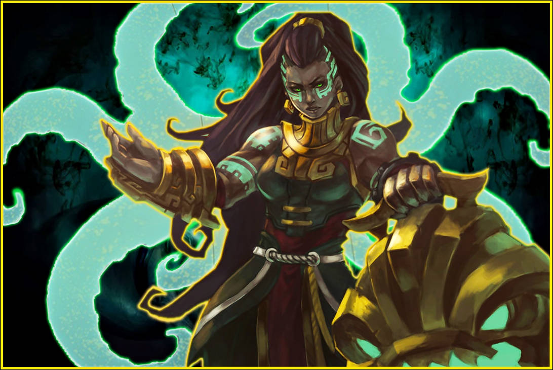 ArtStation - Illaoi, The Kraken Priestess