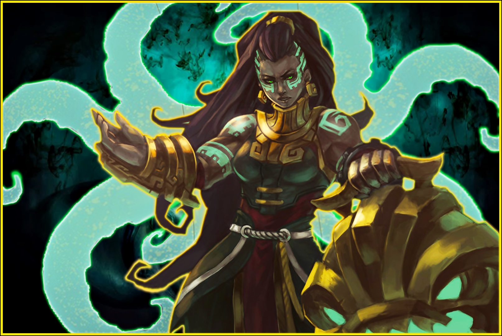 Illaoi The Kraken Priestess  League of legends, Priestess, Fan art