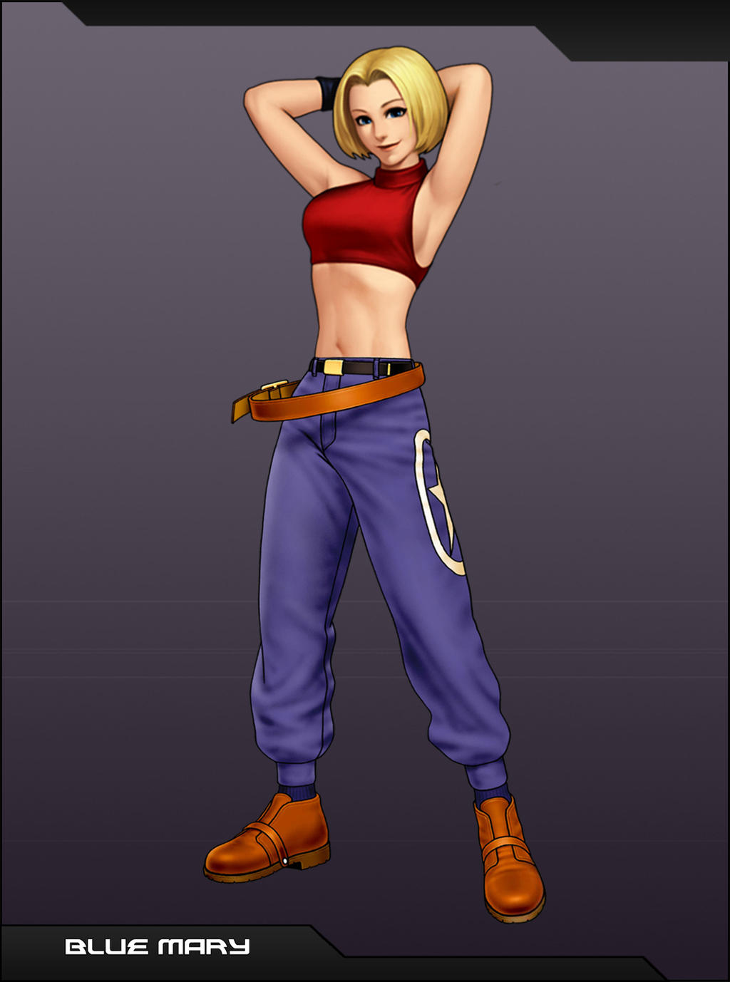 mary deviantart kof king fighters snk desde guardado