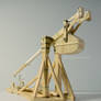 Matchstick trebuchet 1 (medieval catapult)