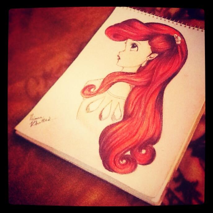 ariel the little mermaid drawing tumblr