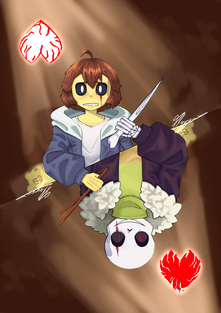 Undertale with switched souls by 20Playguy20 on DeviantArt