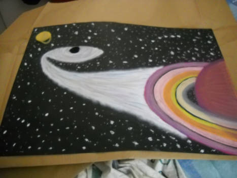 Blackhole in space