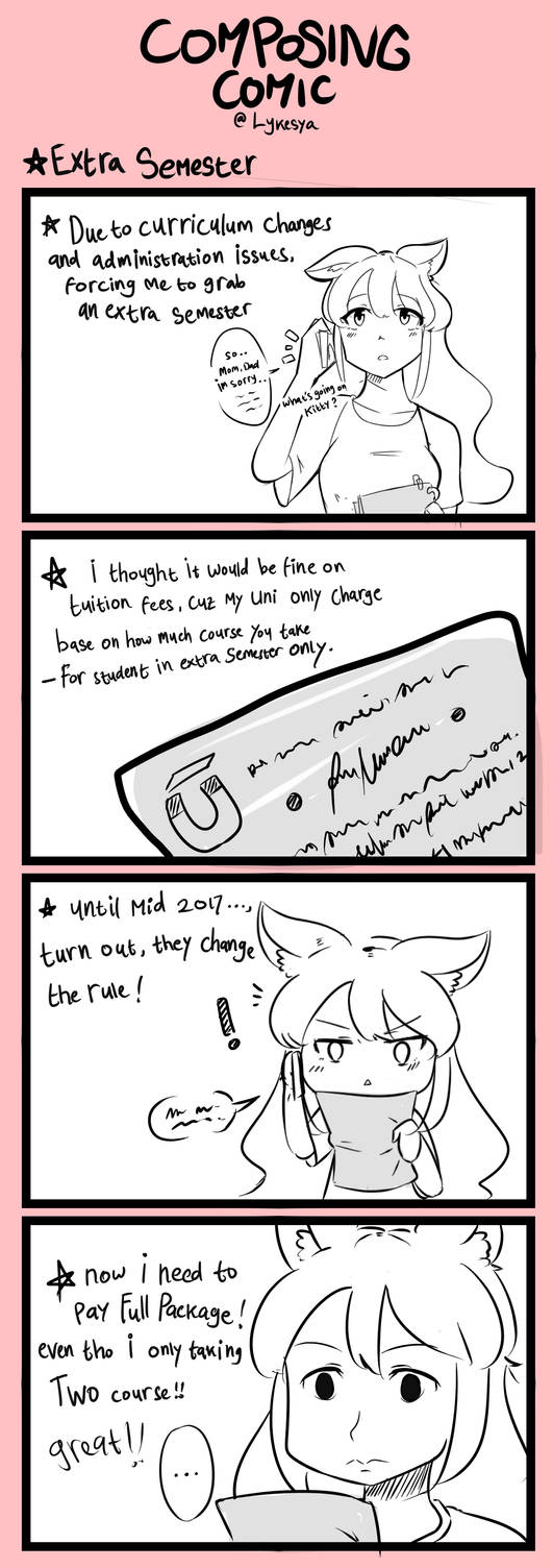 Composing Comic - Extra Semester by sevenfivefive on DeviantArt