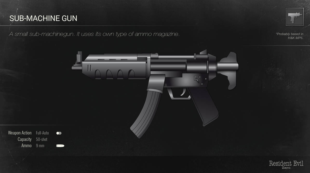 Sub-Machine Gun by efrajoey1 on DeviantArt