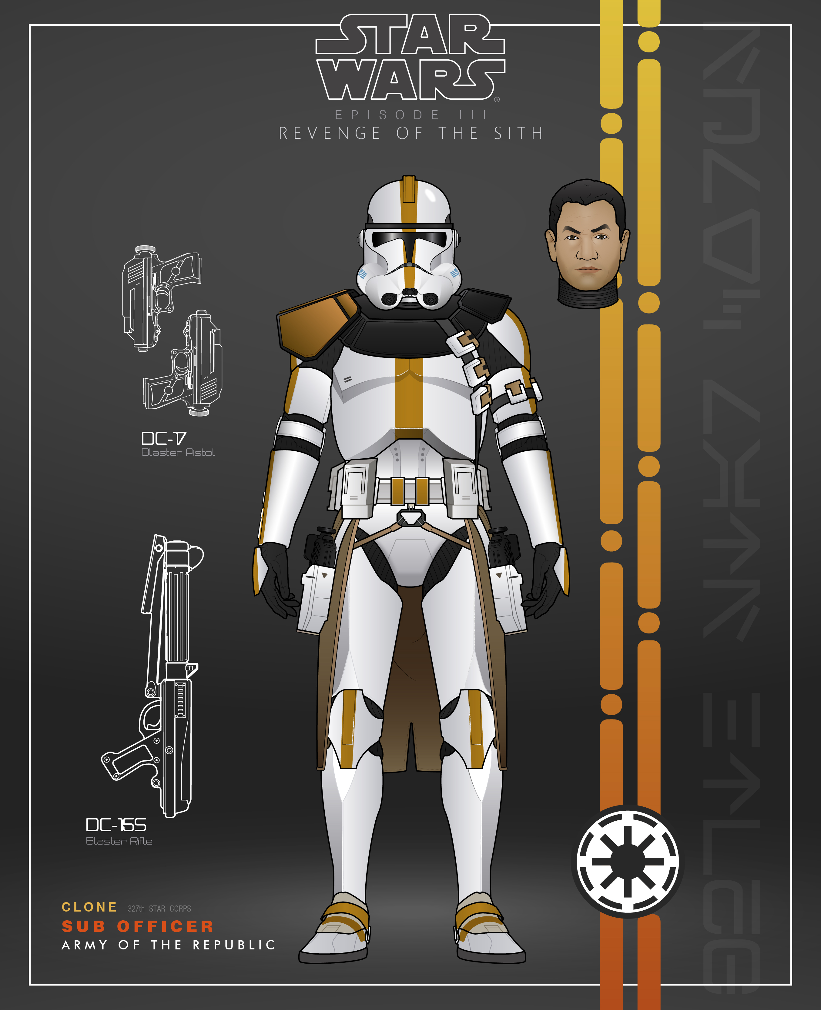 Clone Sub Officer, 327th Star Corps by efrajoey1 on DeviantArt