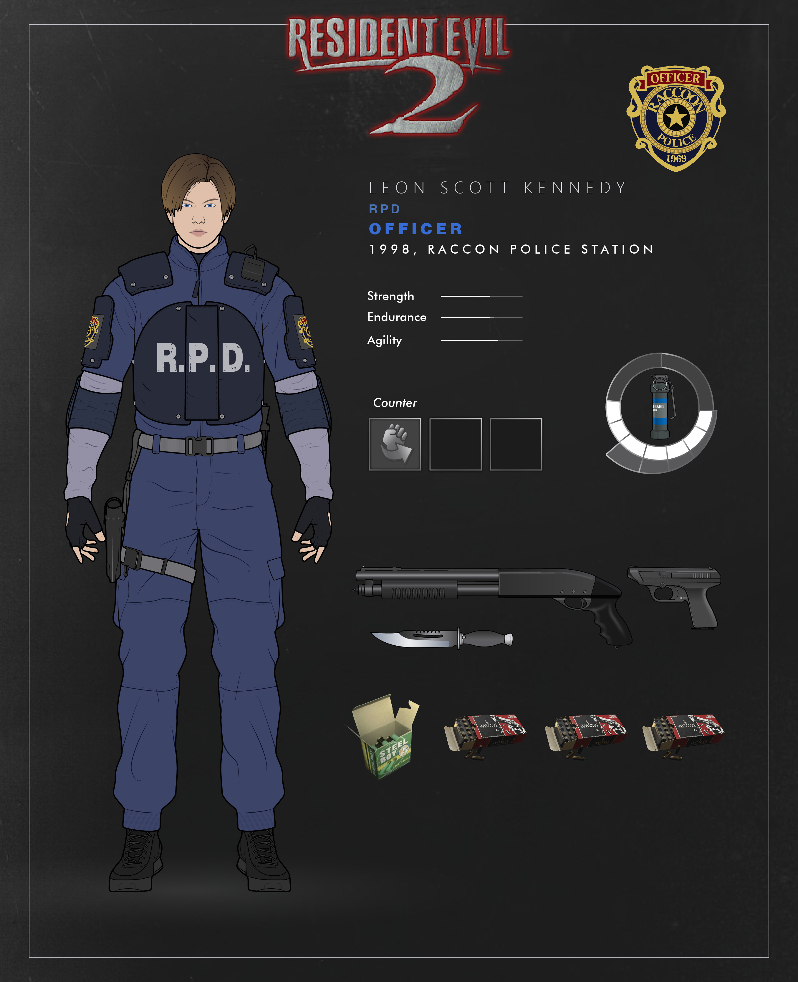 Leon Rpd Png Leon S. Kennedy (RPD) by efrajoey1 on DeviantArt