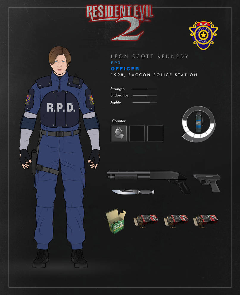 Leon S. Kennedy (RPD) by efrajoey1 on DeviantArt