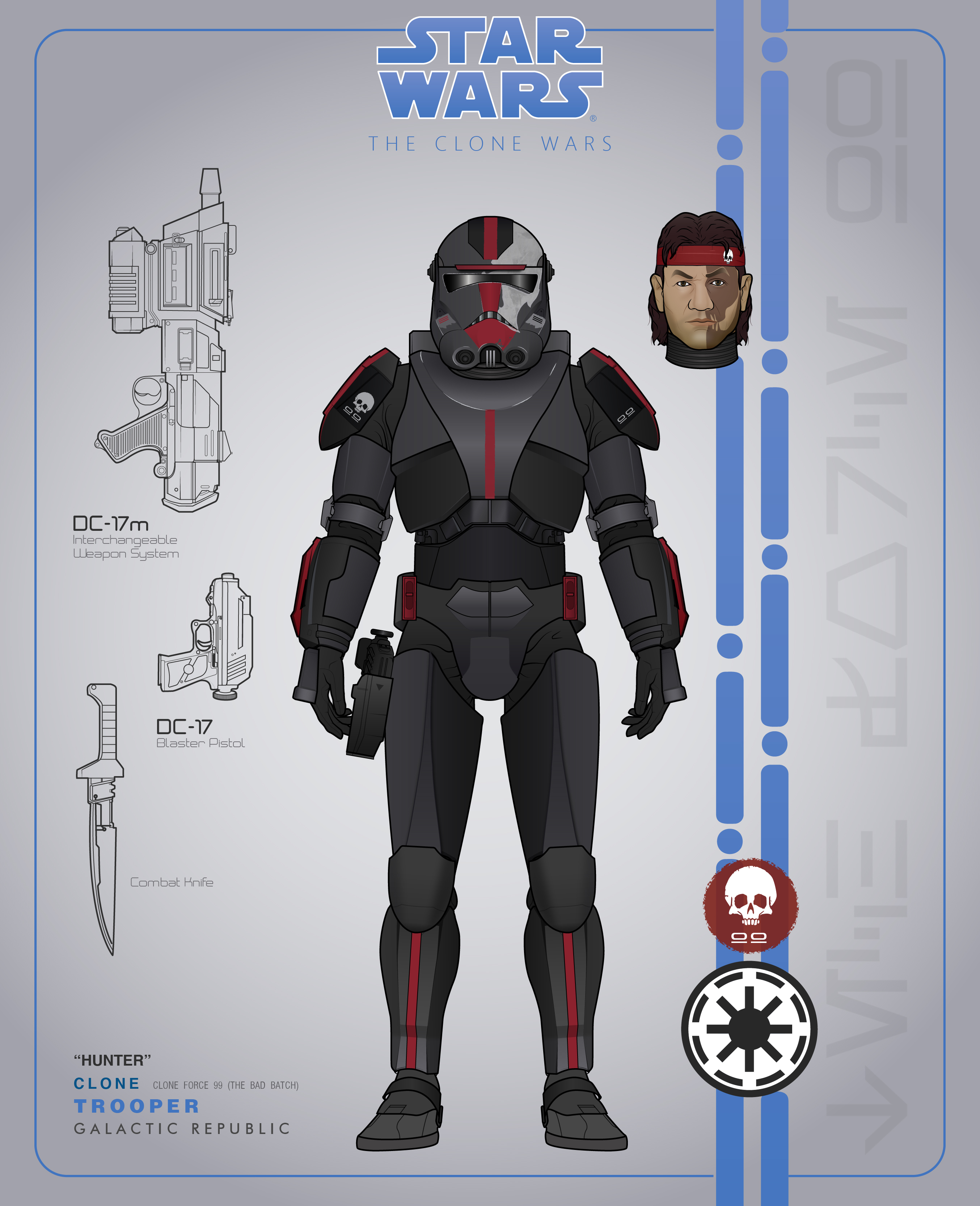 The Bad Batch, Hunter by efrajoey1 on DeviantArt