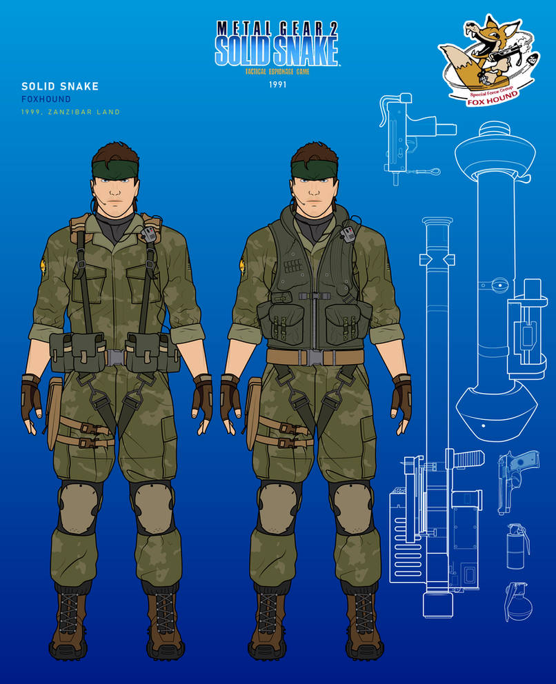 Solid Snake Guid Solid Snake (1999) Full Ver. by efrajoey1 on DeviantArt