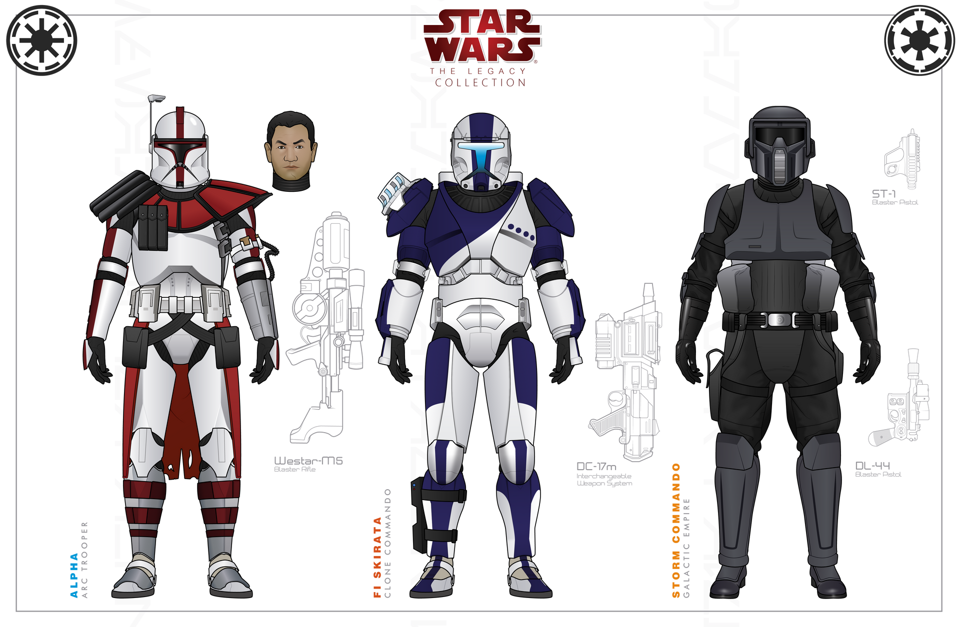 Clone Commandos 3 Pack by efrajoey1 on DeviantArt