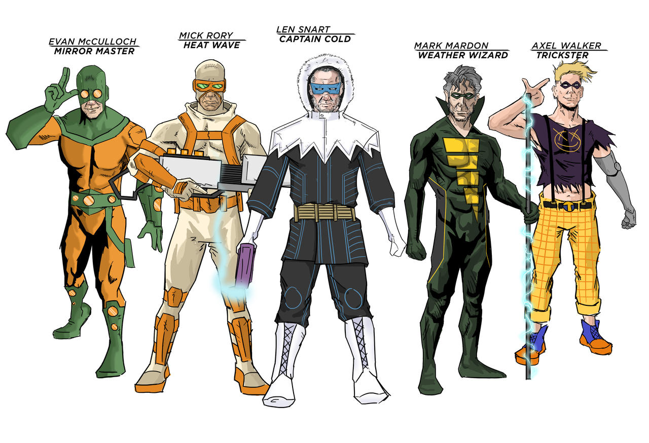 The Rouges Gallery Flash THE ROGUES - The Flash 10 Years Later Part 3 by KevinDoesArt0 on DeviantArt
